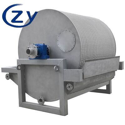 감자 스타치 제조 공장용 통합 드라이브 모터로 된 감자 기반의 스타치 탈수 회전 드럼 진공 필터