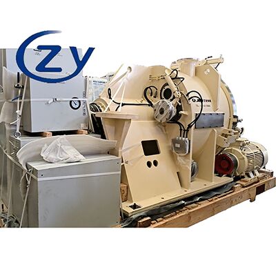 강화된 고체-액체 분리 기능이 있는 저에너지 스크래퍼 원심분리기