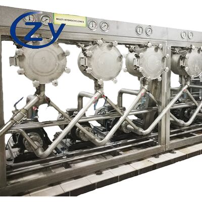 최적화된 덩어리 작물 분리를 가진 사용자 정의 가능한 스타치 멀티 사이클론