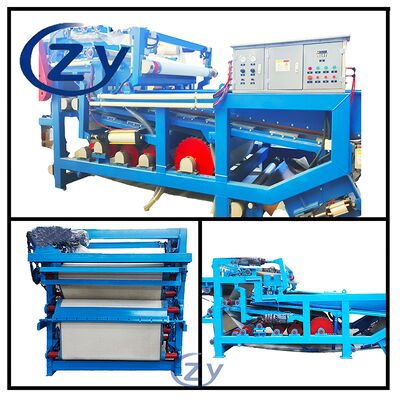 산업용 카사바 섬유 탈수 및 슬래그 처리를 위한 스테인리스 스틸 벨트 탈수 필터