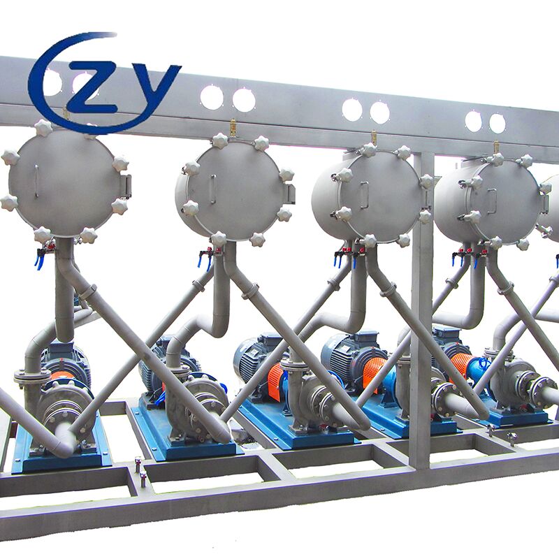 다양한 뿌리채소의 안정적인 운영과 높은 순도를 보장하는 산업용 전분 멀티사이클론