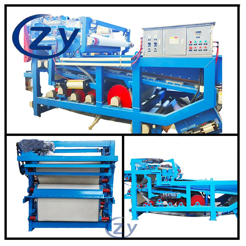 산업용 카사바 섬유 탈수 및 슬래그 처리를 위한 스테인리스 스틸 벨트 탈수 필터