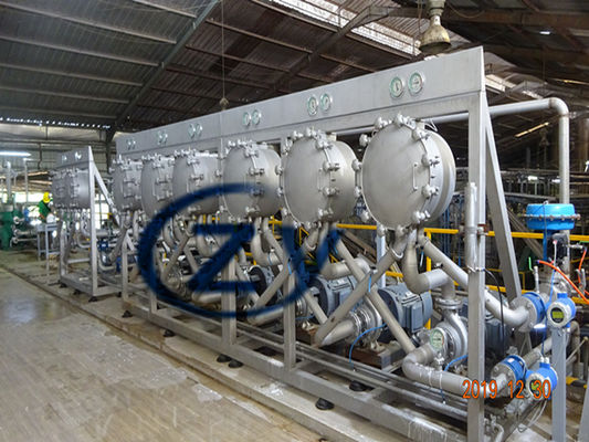 SS304 30 kw 20t/H 카사바 녹말 하이드로싸이클론을 씻기