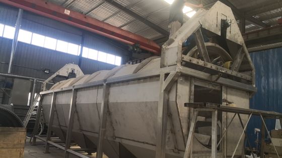 탄소강 신선한 감자 회전하는 세탁기 20t/H 15kw